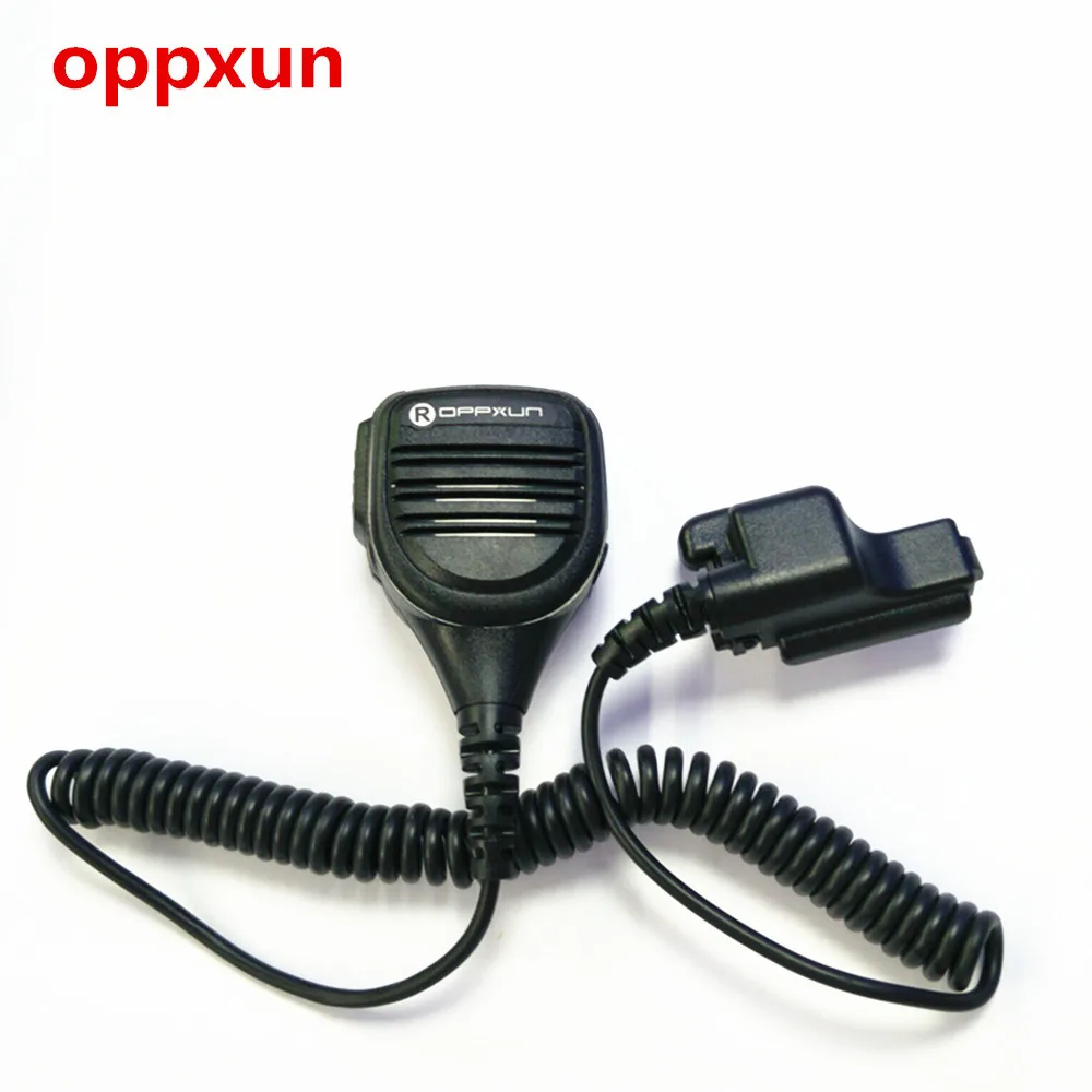 

OPPXUN Handheld PTT Speaker MIC Waterproof IP54 IBS Shell 3.5mm Mono Jack HT1000 GP900 MTX/XTS Radio Walkie Talkie
