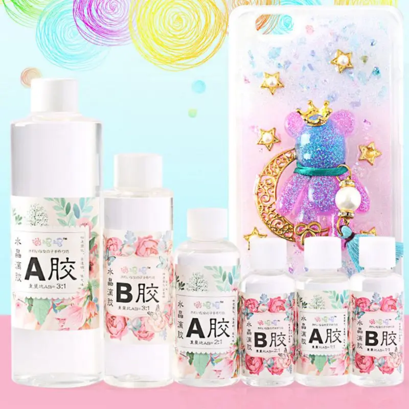AB Клей эпоксидная смола клей для DIY ювелирных изделий инструменты 30 г/40 г/80 г/120 г/200 г ювелирные инструменты и оборудование горячая распродажа