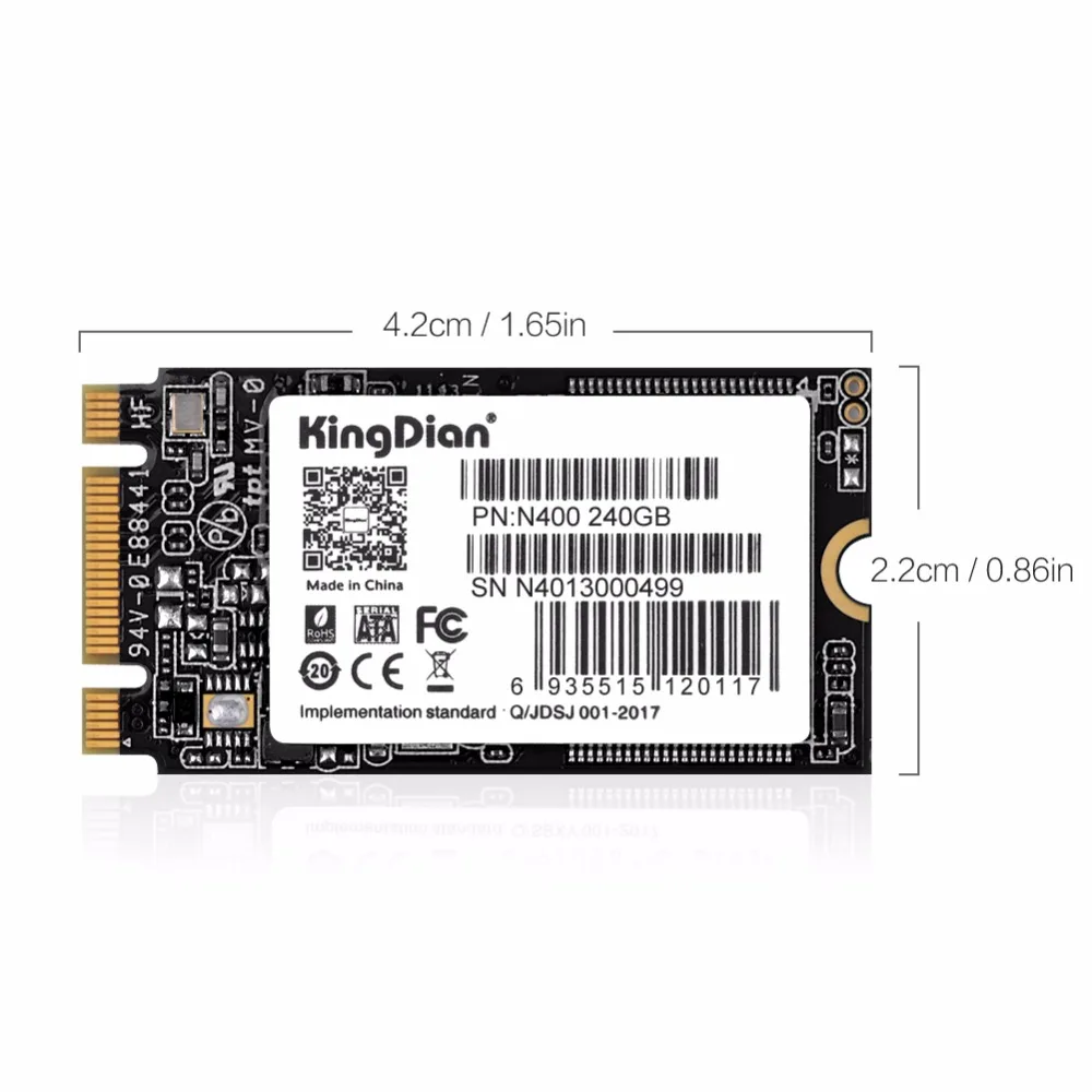 KingDian ssd m2 2242 32 Гб 60 Гб 64 ГБ 120 ГБ 240 ГБ HDD 2242 мм NGFF SSD M2 SATA жесткий диск для ноутбука Jumper 3 pro prestigio 133