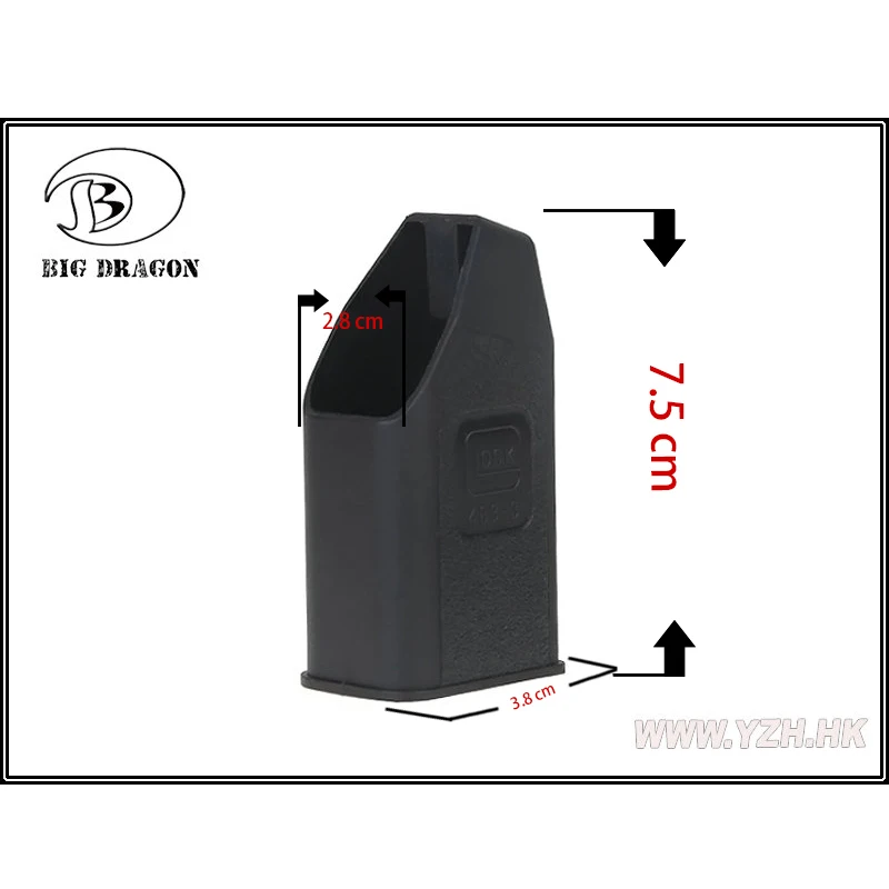Glock журнал Скорость погрузчик для детей в возрасте от 9 мм/.40/.357/.380 авто/.45 GAP