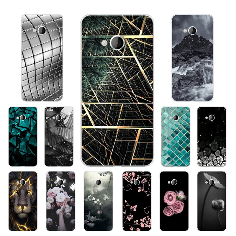 Phone Cases for HTC U Play Case Triangle Printing Back Cover Fundas Soft Silicone TPU Ultra Thin Covers Alpine |