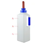 Кормушка для молока на икру для фермы, сменная поилка для выращивания ягненка, держатель для бутылок, кастрюля, винтовая