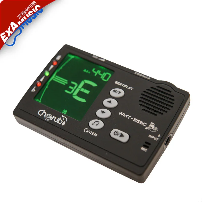 Cherub WMT 555C электронный цифровой 3 в 1 ЖК дисплей|cherub guitar tuner|cherub tunercherub metronome |