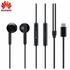 Оригинальные Классические наушники Huawei CM33 USB Type-C с микрофоном, наушники-вкладыши для смартфонов Huawei Mate 10  Mate 10 Pro Honor 9