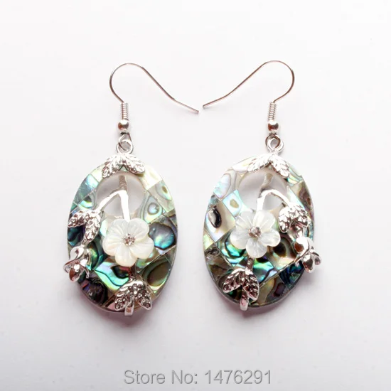 Бесплатная доставка модные серьги подвески в виде ракушек цветов из Новой