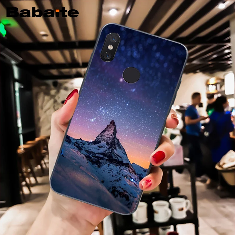 Babaite зимний Снежная гора Sceneary силиконовый чехол для телефона для Xiaomi MiA1 A2 lite F1 Redmi 4X 5Plus S2 Note7 Redmi Note4