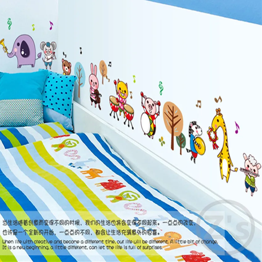 музыка детская мебель стены стикеры для детей номеров наклейки на стену фотообои