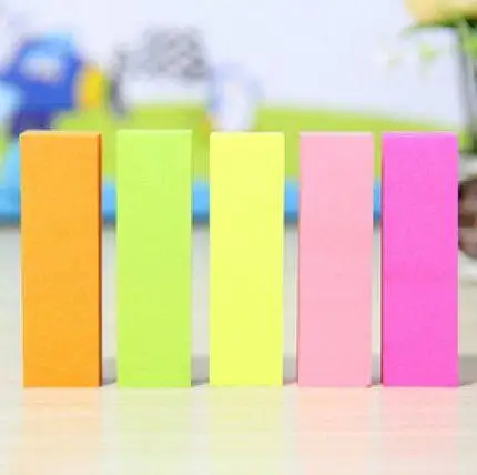 6 упаковок/лот Высокое качество Индекс стикер разноцветный самоклеющиеся бумага