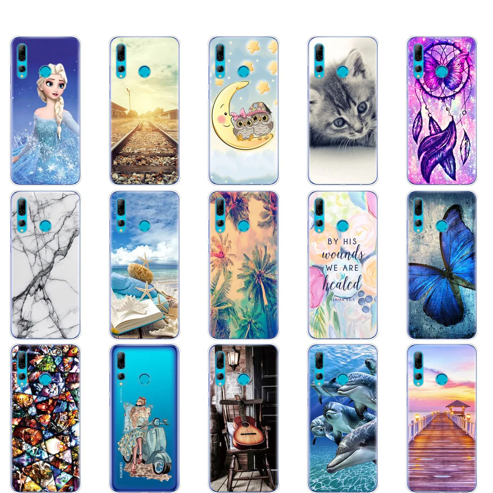 For Huawei P Smart PLUS 2019 Case Silicone Soft TPU phone Cover Bumper PSmart coque |