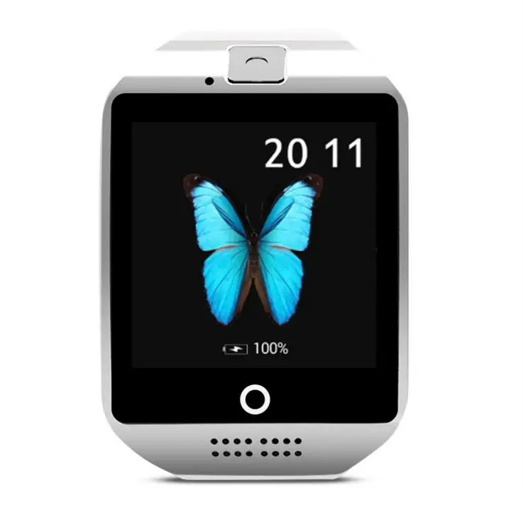 Горячие Q18 smart watch с сенсорным экраном Камера tf карты Facebook Whatsapp Twitter bluetooth smartwatch для