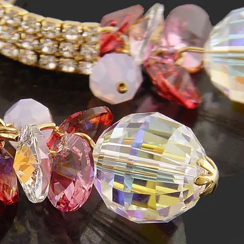 wonderful crystal flowers lady/s earrings (xxscj2) | Украшения и аксессуары