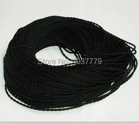 Бесплатная доставка в Россию 60 метров плетеная тканевая проволока DIY освещение