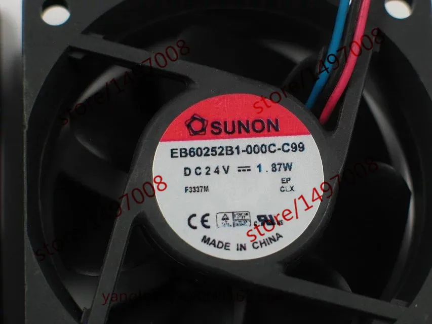 SUNON EB60252B1 000C C99 DC 24V 1 87 W 3 провод 60X60X25mm Сервер вентилятор охлаждения|square fan|server fandc 24v
