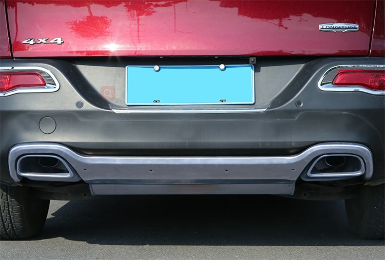 Передний и задний бампер для Jeep Cherokee 2016.2017.2018 диффузор бамперы из нержавеющей