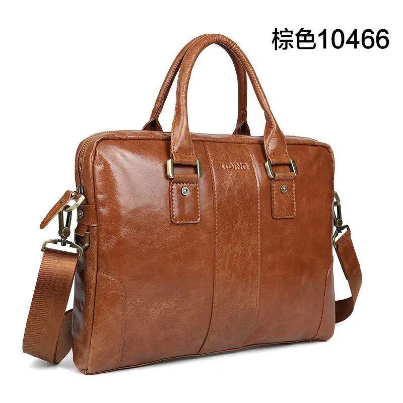 Мужские сумки из коровьей кожи новинка 2017 модные брендовые коричневые деловые