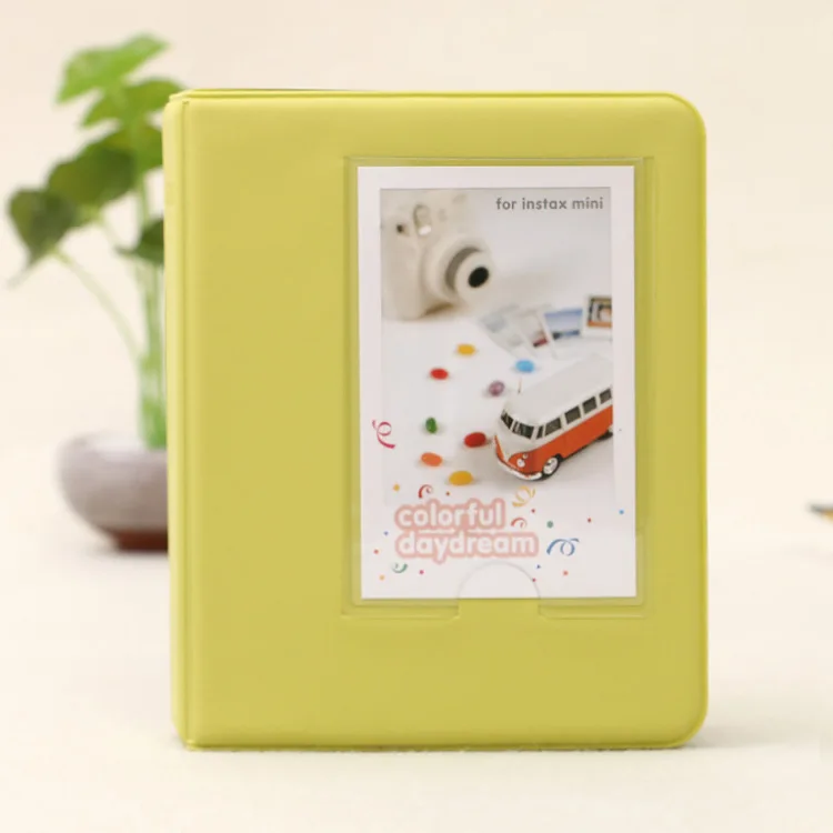 8 Конфетный цвет 64 кармана 3 дюйма фото бумага книга альбом Fujifilm Instax фильмы мгновенный мини 9 8 7s 70 25 90 кредитное имя держатель для карт - Цвет: 8