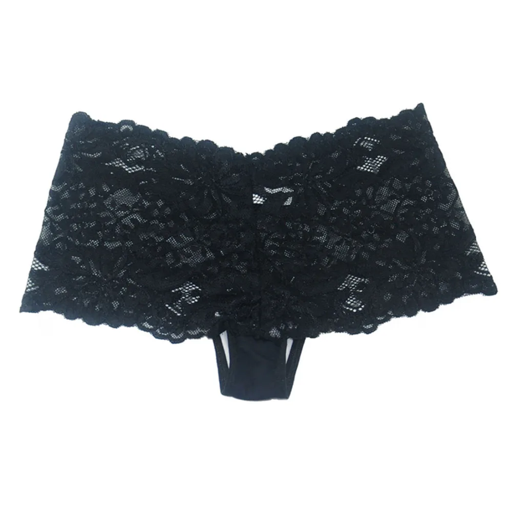 Трусы боксеры женские кружевные с низкой посадкой 6 шт./лот|briefs panties|string womenwomen boxer |