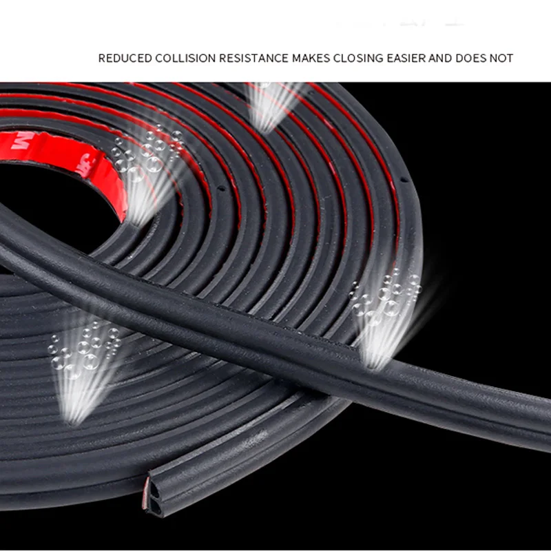 Автомобильный стайлинг двери звукоизоляционные уплотнения защитная лента