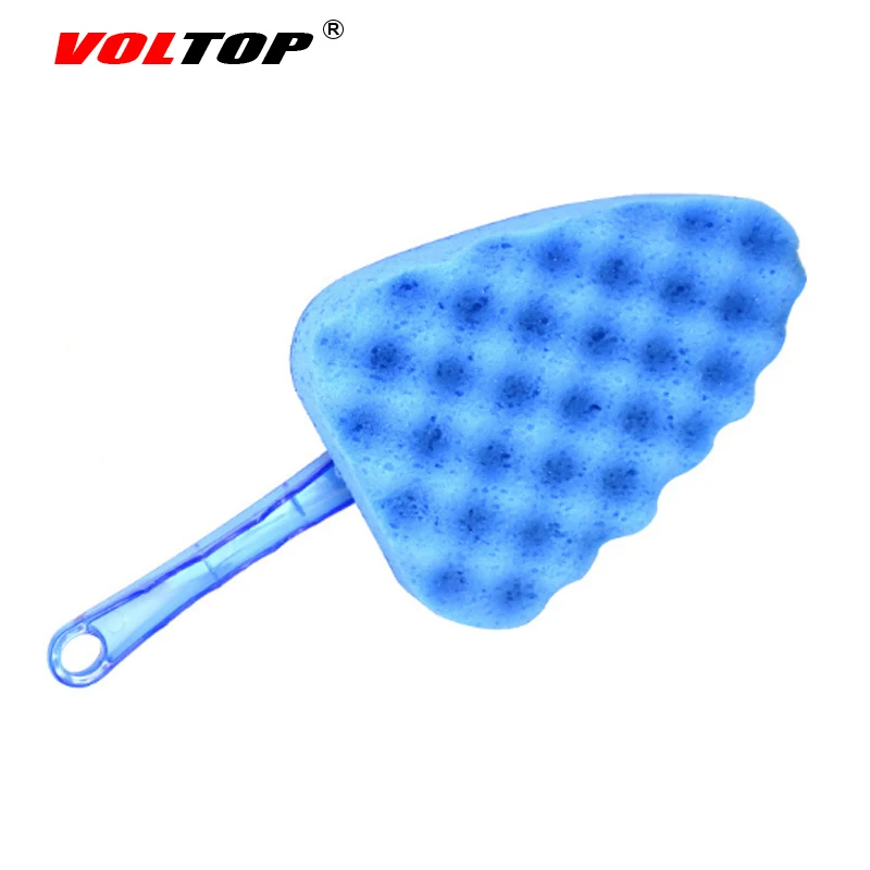 VOLTOP чистящие средства, моющие щетки, автомобильные аксессуары, треугольная волнистая губка, щетка для дома и офиса, авто, мягкая водопоглощающая