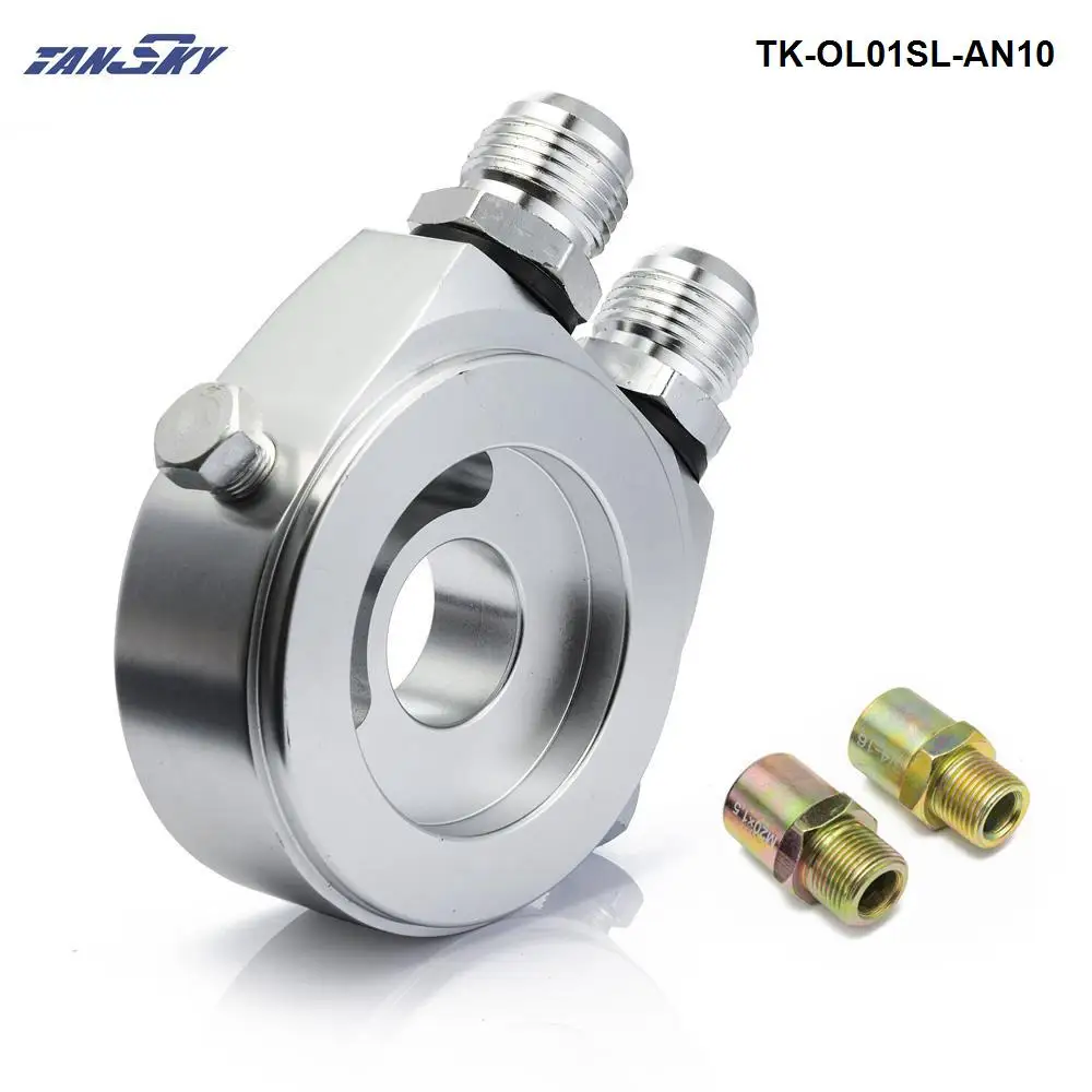 Tansky M20X1.5 масляный фильтр кулер алюминиевый сэндвич Re локатор пластина адаптер 1/8Npt AN10/AN8 TK-OL01SL