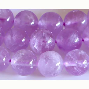 Круглые Бусины Из лавандового аметиста 3-18 мм оптом, подходит для ювелирных изделий сделай сам, ожерелья или браслеты 15 дюймов 02845
