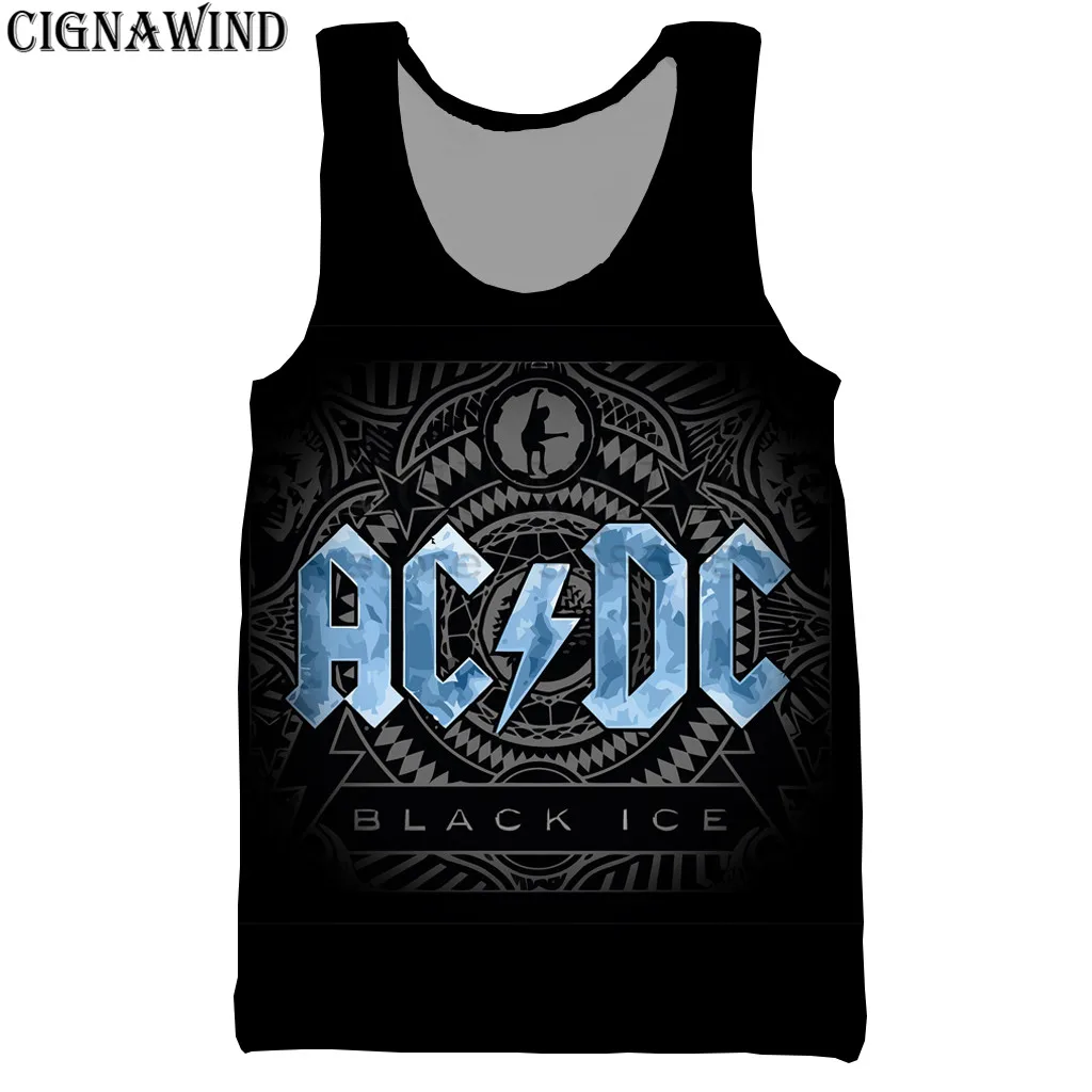 Модный крутой жилет для мужчин/женщин, хип-хоп, AC/DC, рок-группа, 3D принт, жилеты, повседневный стиль Харадзюку, уличная одежда, бодибилдинг, топы - Цвет: 05