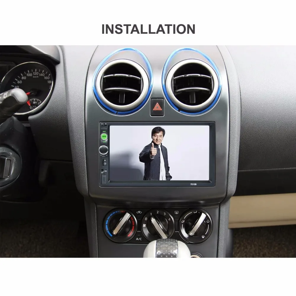Универсальное автомобильное радио 2 Din Bluetooth GPS навигация 7 &quotHD Автомобильный MP5