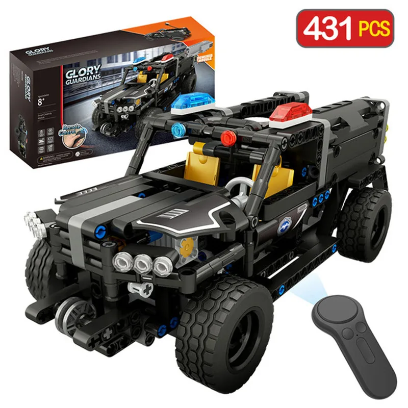 Пульт дистанционного управления полицейский Hummer совместимый LegoING Technic Car City RC