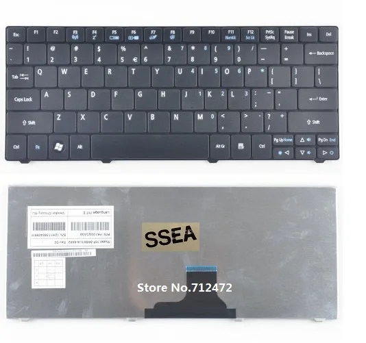 

Клавиатура для ноутбука Acer Aspire One ZA3 ZA5 751H AO721 AO721H AO722 AO751h AO752 AO753