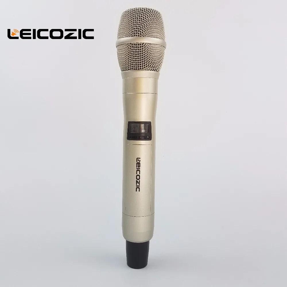Leicozic 615-655Mhz Профессиональный цифровой беспроводной микрофон УВЧ сценический настоящий цифровой микрофон 9100 бренд микрофон