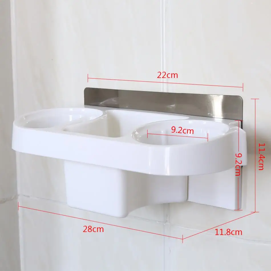 POSEPOP Wall Mount Suction Cup ABS Hair Dryer Rack Holder for Home Hotel Bathroom Storage Organizer dryer | Обустройство дома