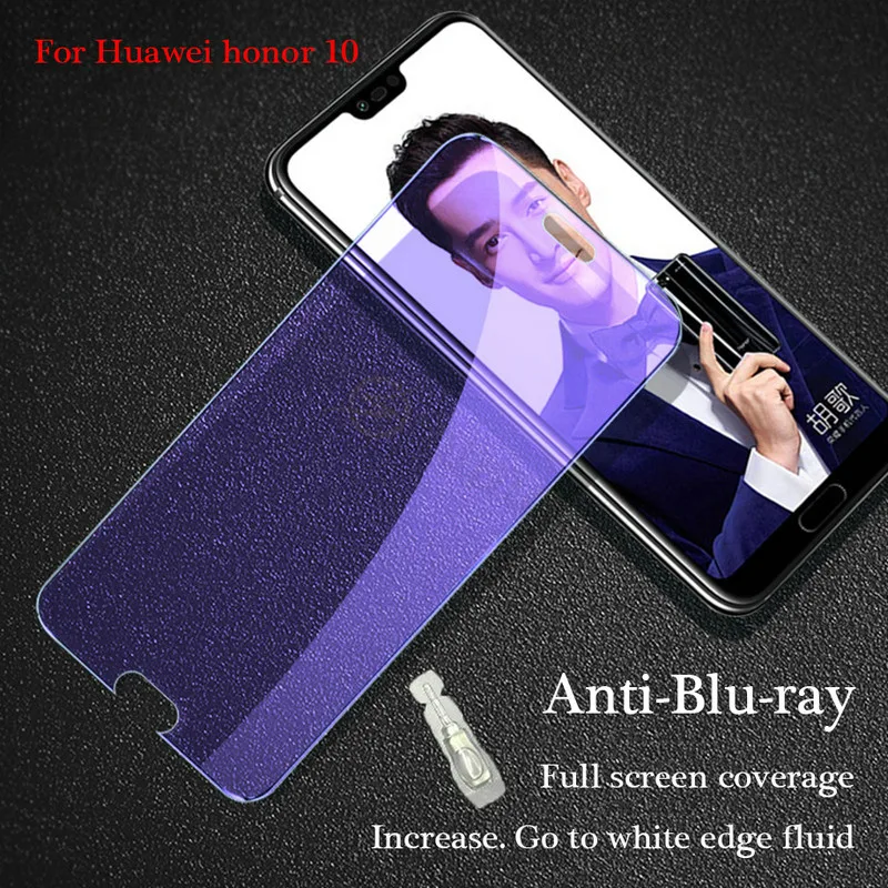 Закаленное стекло 2 шт./лот 9H для Huawei Honor 10 V20 V10 протектор экрана усиленная