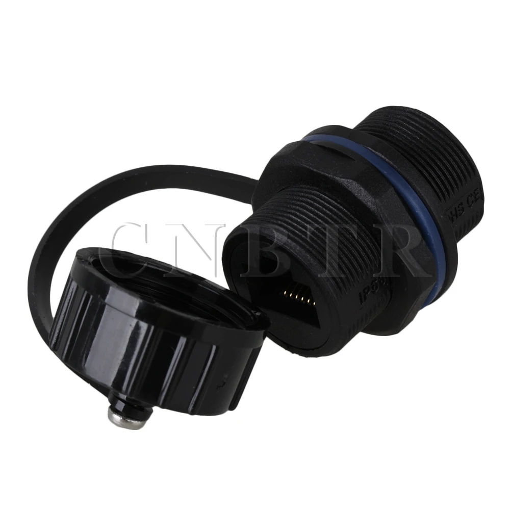 CNBTR IP68 защиты M20 дюймов нить Ethernet LAN RJ45 гайка AP Водонепроницаемый разъем