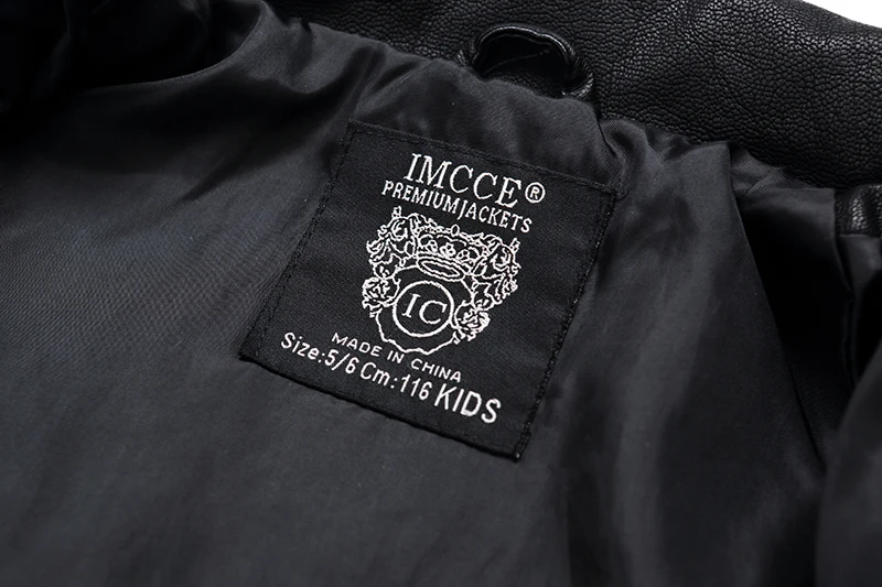 Куртка из искусственной кожи для мальчиков Детское пальто на весну осень куртки