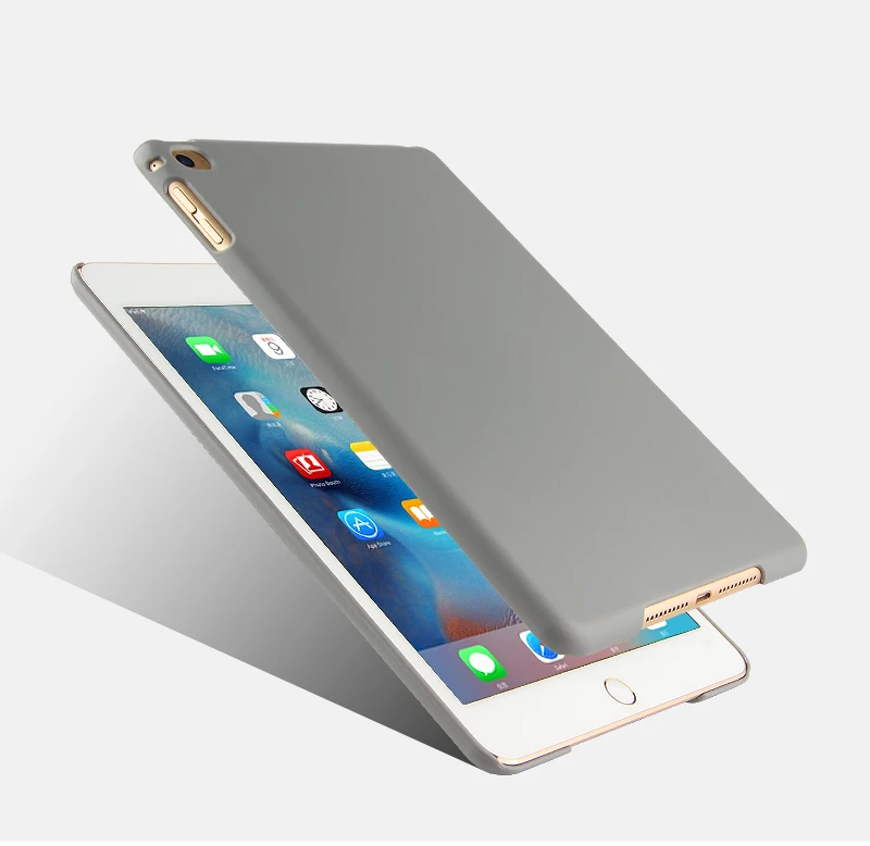 Ультратонкий пластиковый жесткий чехол книжка для планшета Apple iPad Mini 4 7 9