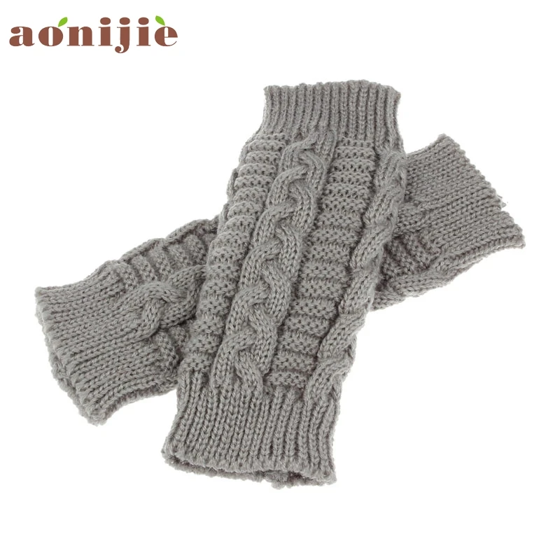 Женские уличные спортивные велосипедные перчатки для пешего туризма вязаные без