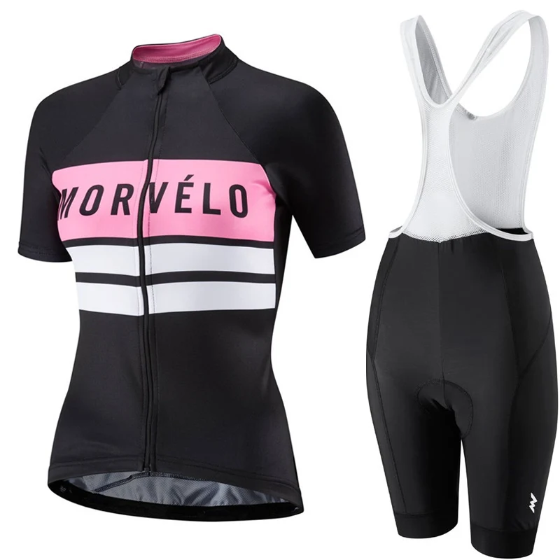 Триатлон Morvelo 2019 Женская одежда для велоспорта Джерси Быстросохнущий