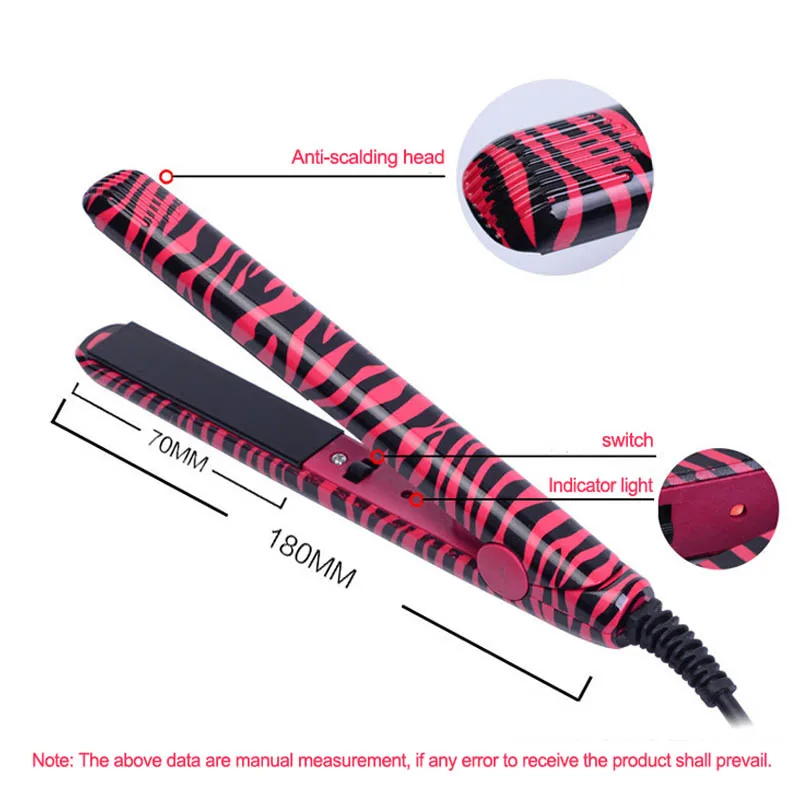 Многофункциональный быстрый нагрев выпрямитель для волос Мини Портативный