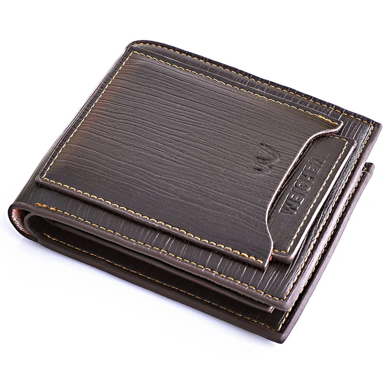 Кожаные кошельки Высокое качество держателей кредитных карт мужчины кошелек