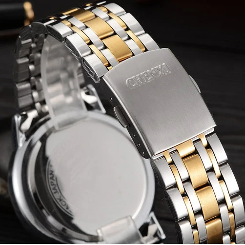 2018 горячие модные часы для мужчин Топ бренд Роскошные наручные из нержавеющей