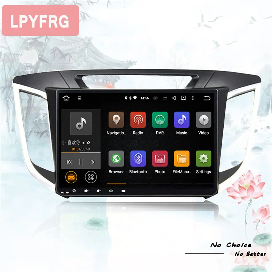 Автомобильный dvd плеер 4 Гб ОЗУ android 10 0 для Hyundai creta ix25 2014 18 2 din 8 ядерный радио стерео