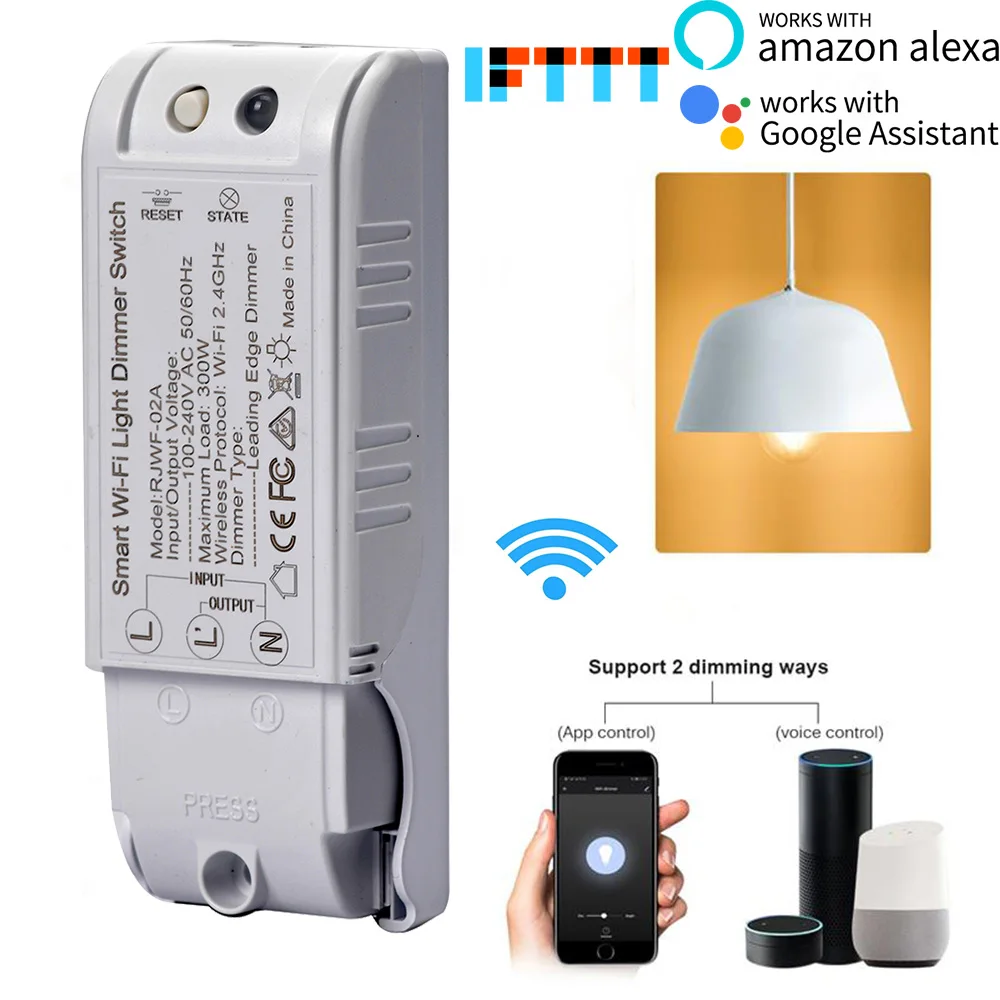 Timethinker Голосовое управление DIY светильник выключатель WiFi лампа диммер умный