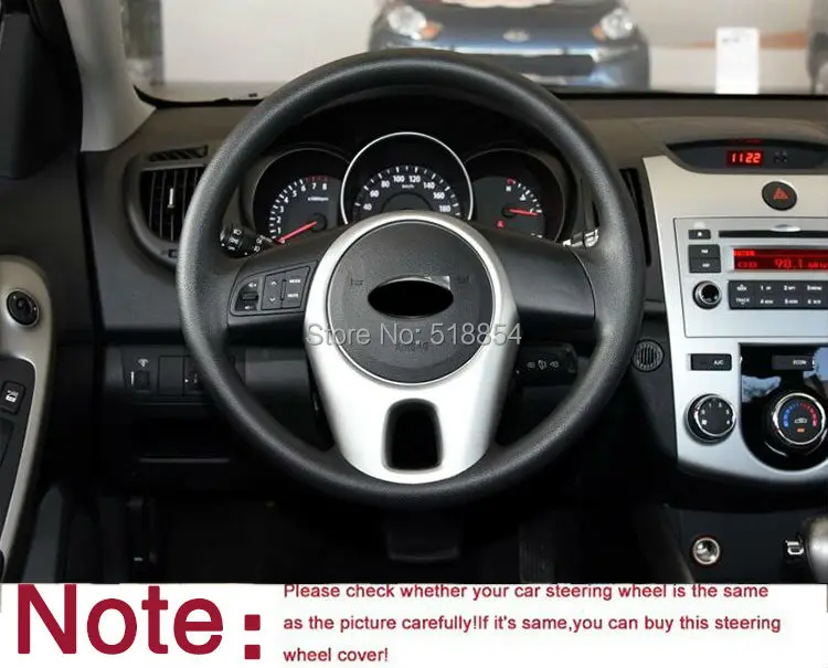 Черный чехол рулевого колеса автомобиля из искусственной кожи для Kia Forte Kia Soul Kia Rio 2009-2011