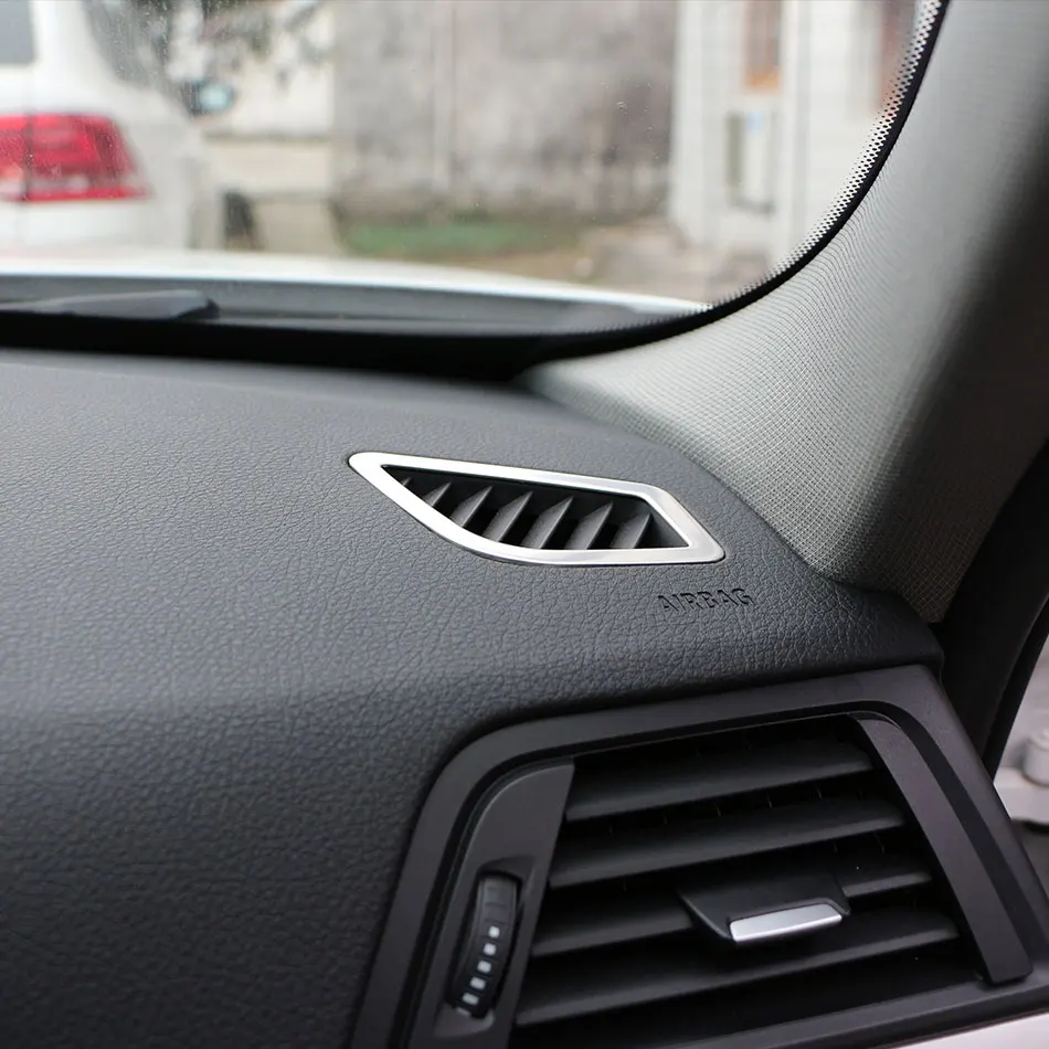 2 шт./компл. наклейка Кольцо из нержавеющей стали для салона автомобиля