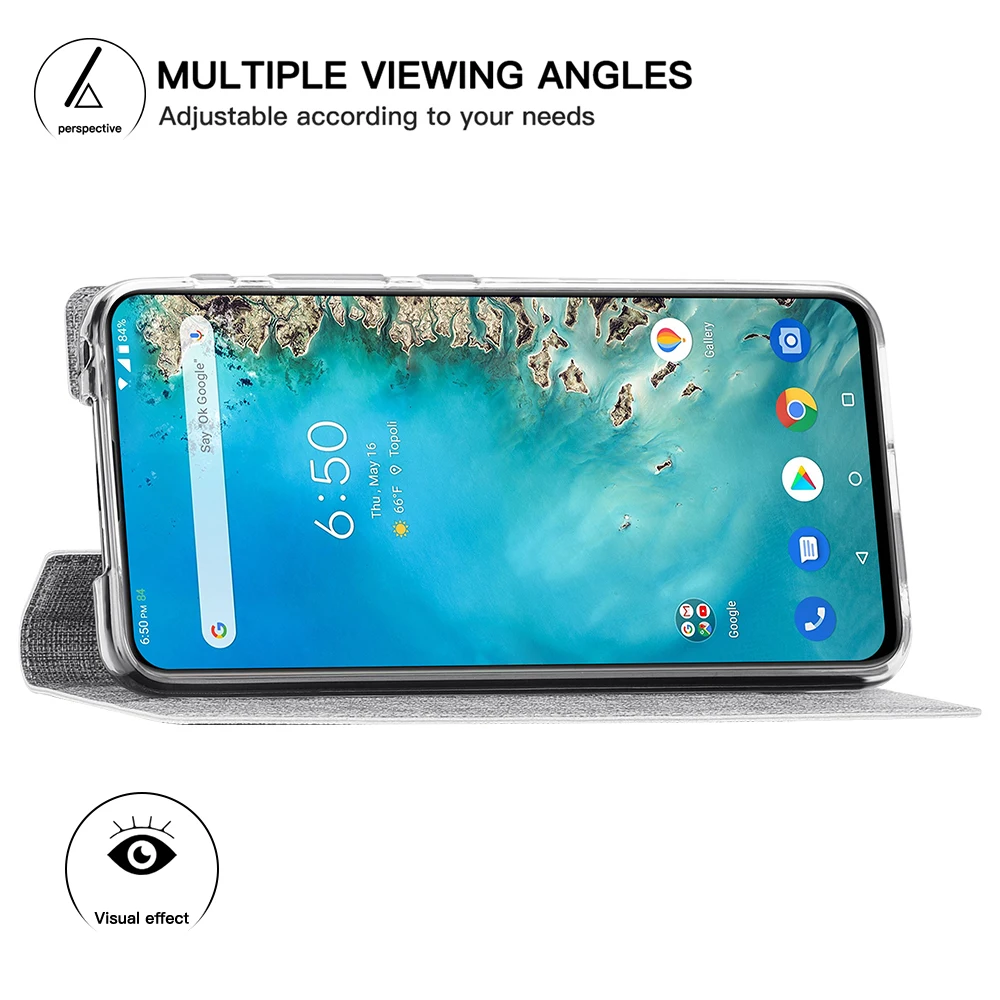 Защитный чехол для телефона для Asus Zenfone 6 ZS630KL, мягкий флип-чехол для телефона, элегантный кожаный многофункциональный чехол с подставкой