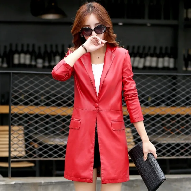 Осенние новые женские Куртки из искусственной кожи мотоциклетные облегающие