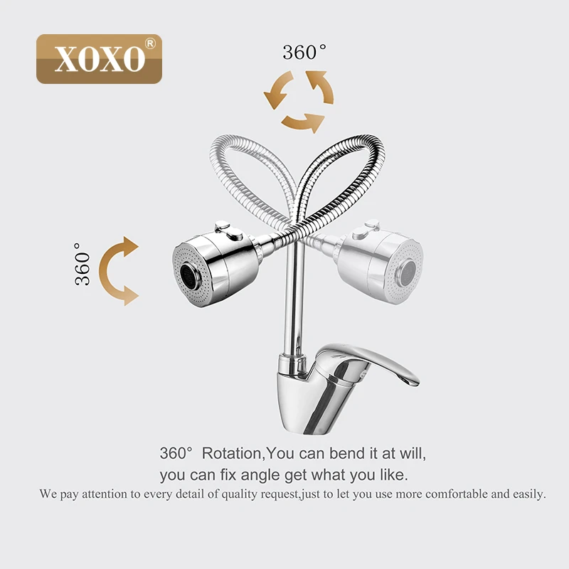 Кухонный Смеситель XOXO хромированный смеситель для холодной и горячей воды на