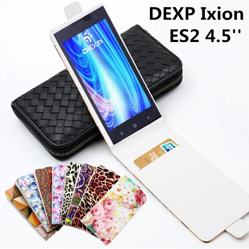 Бесплатная доставка роскошные классические красочный кожаный чехол для DEXP Ixion ES2