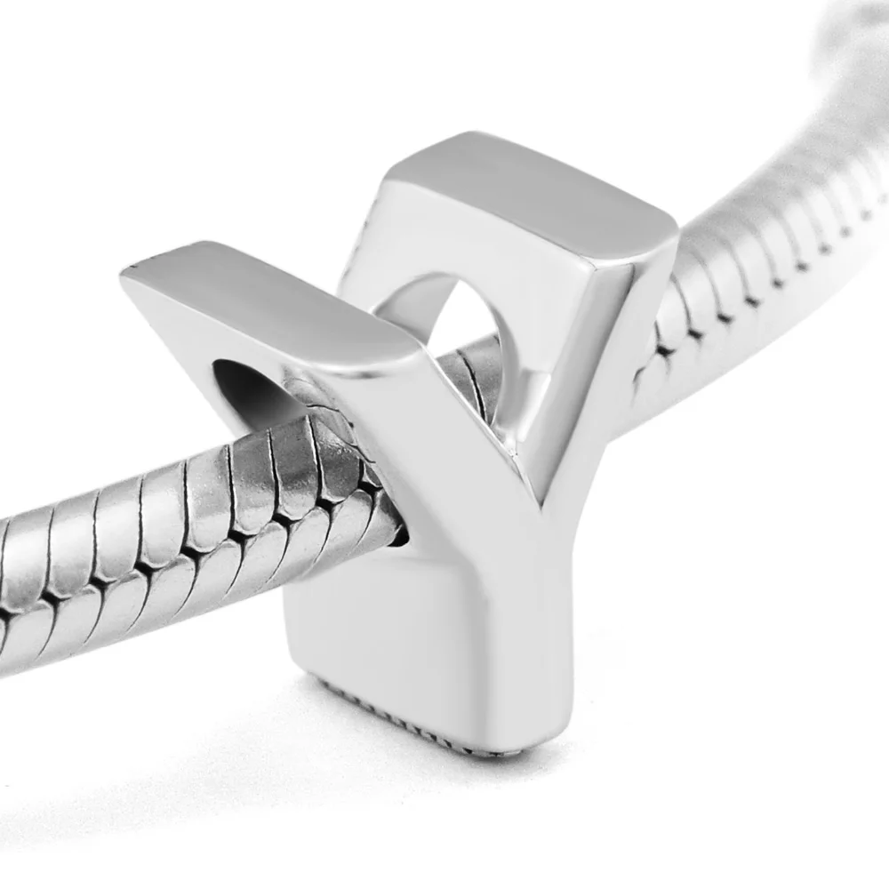 CKK бусы 2018 буквы Y очаровательные бусины подходят к оригинальным браслетам из