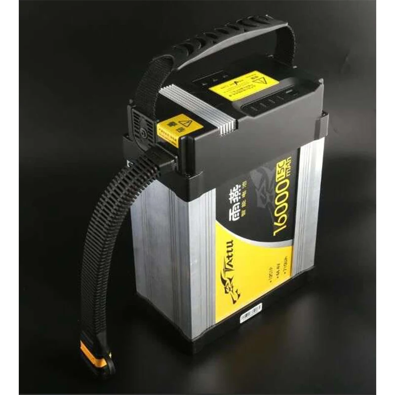 TATTU 44,4 V 16000mAh 15C 12S литиевая полимерная аккумуляторная батарея lipo батарея для DIY RC Дрон БПЛА модель